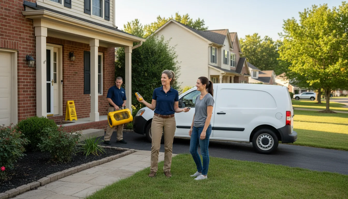 Water restoration image for Fire And Smoke Damage Restoration in Meriden, CT